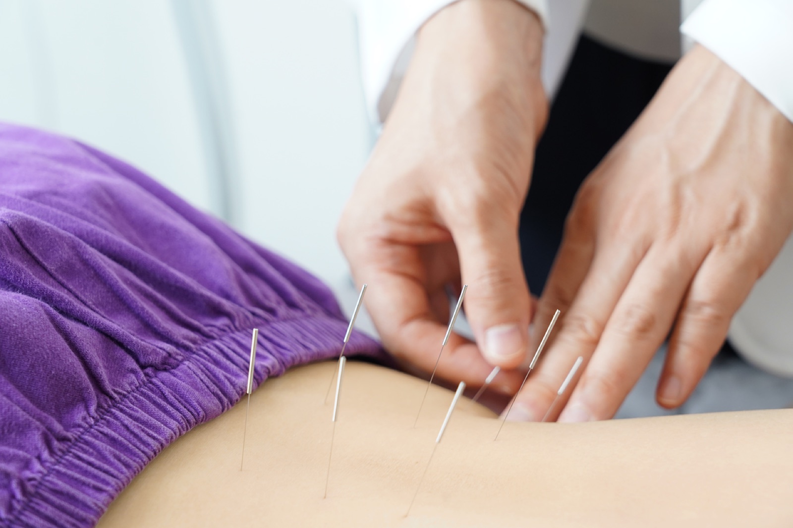 Massage therapy treatment room at PPL Acupuncture and Massage Pain Clinic